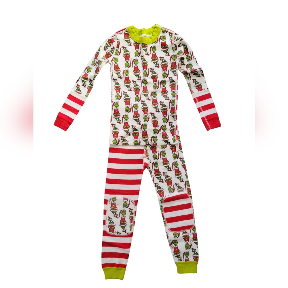 Hannah Andersson Grinch Pajamas, childrens - Picture 2 of 4
